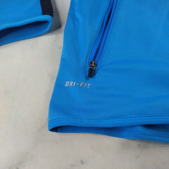 NIKE Running Womens Sz Small Blue Full Zip Jacket - Picture 6 of 9